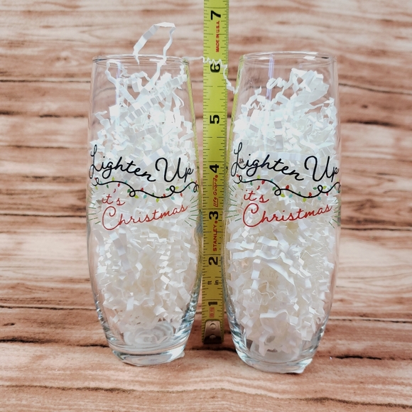 **ONLY 1 LEFT!** Christmas Stemless Wine/Champagne Flute - Picture 4 of 5